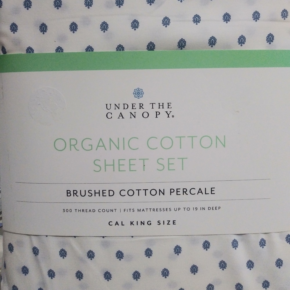 New Under The Canopy California King sheet set